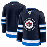 Men's Winnipeg Jets Blank Navy 2024-25 Home Stitched Hockey Jersey Dzhi,baseball caps,new era cap wholesale,wholesale hats